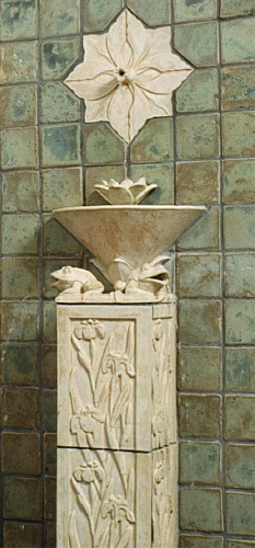 Arts and Crafts Tile Fountain