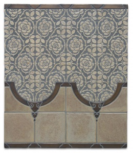 Arts and Crafts Floral Tile Pattern