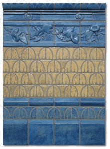 Arts and Crafts Floral Tile