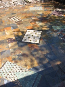 Handmade Ceramic Patio Tile