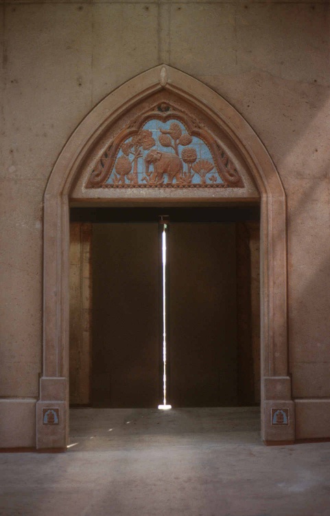 Ceramic Tile Doorway Mural
